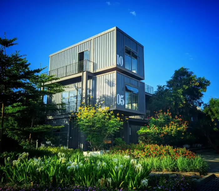 여러 형태의 주거 단지