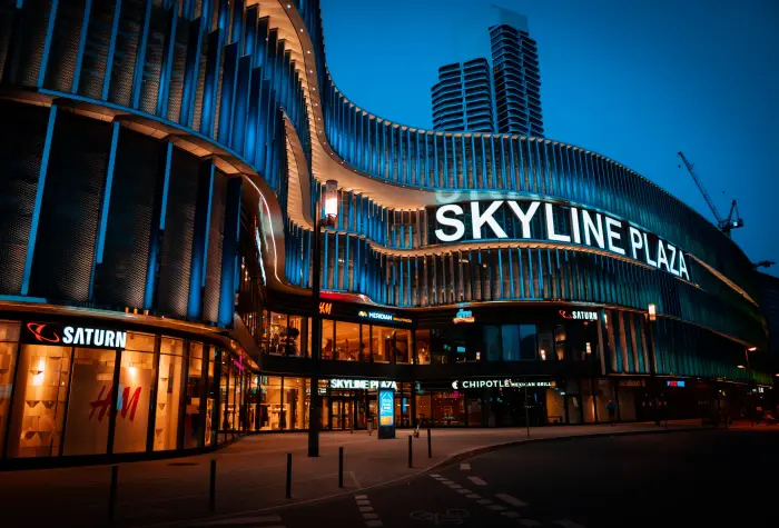 쇼핑센터의 야경