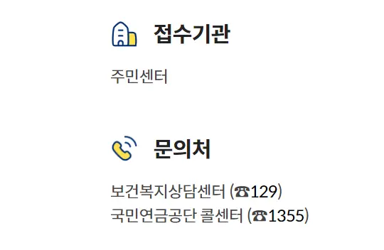 접수기관 및 문의