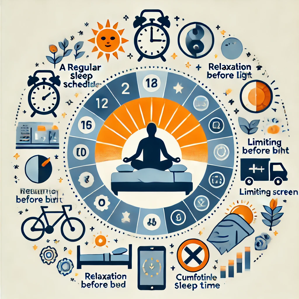 a diagram of a person meditating