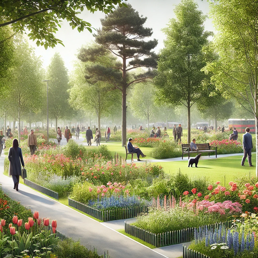 대중이 즐기고 힐링하는 공원