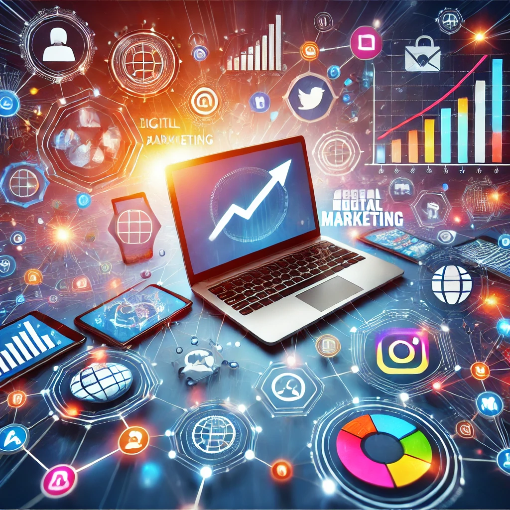 디지털 마케팅의 중요성을 나타내어 주는 이미지