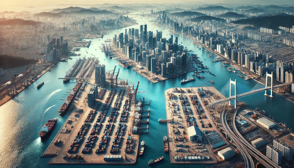 강이 흐르는 자연 경관이 좋은 곳