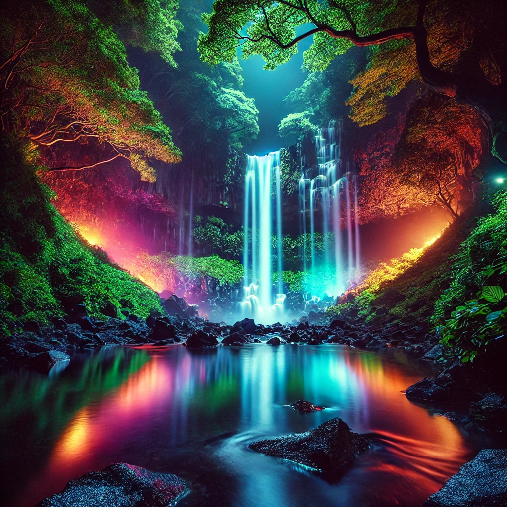 환상의 천지연 폭포