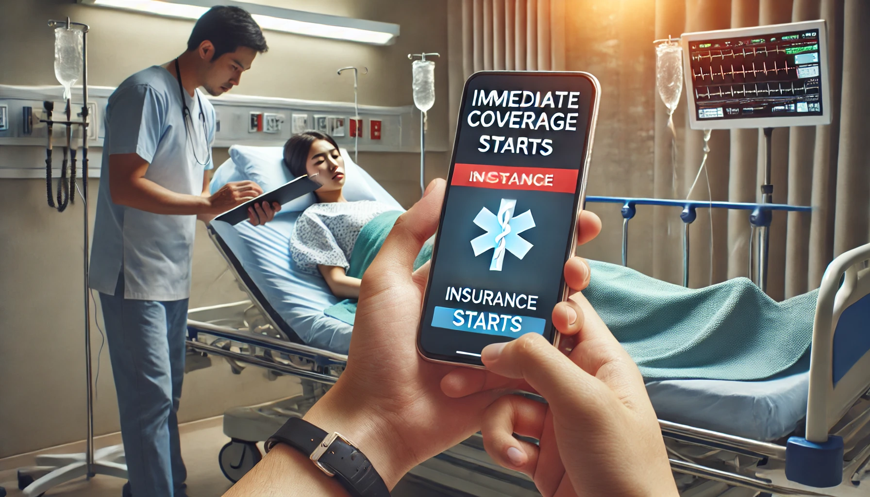 무대기 보험 상품 선택 장면