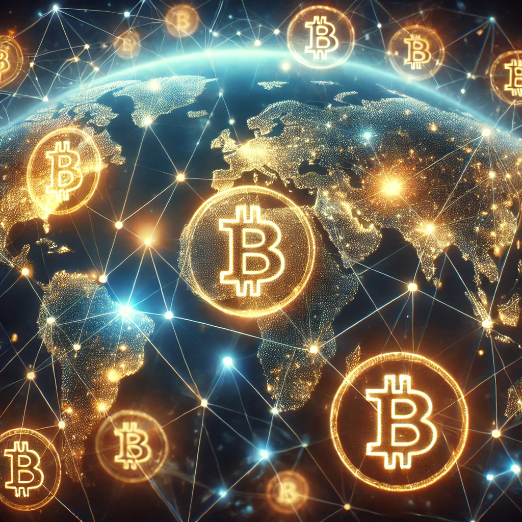 암호화폐가 글로벌 경제를 연결하는 모습