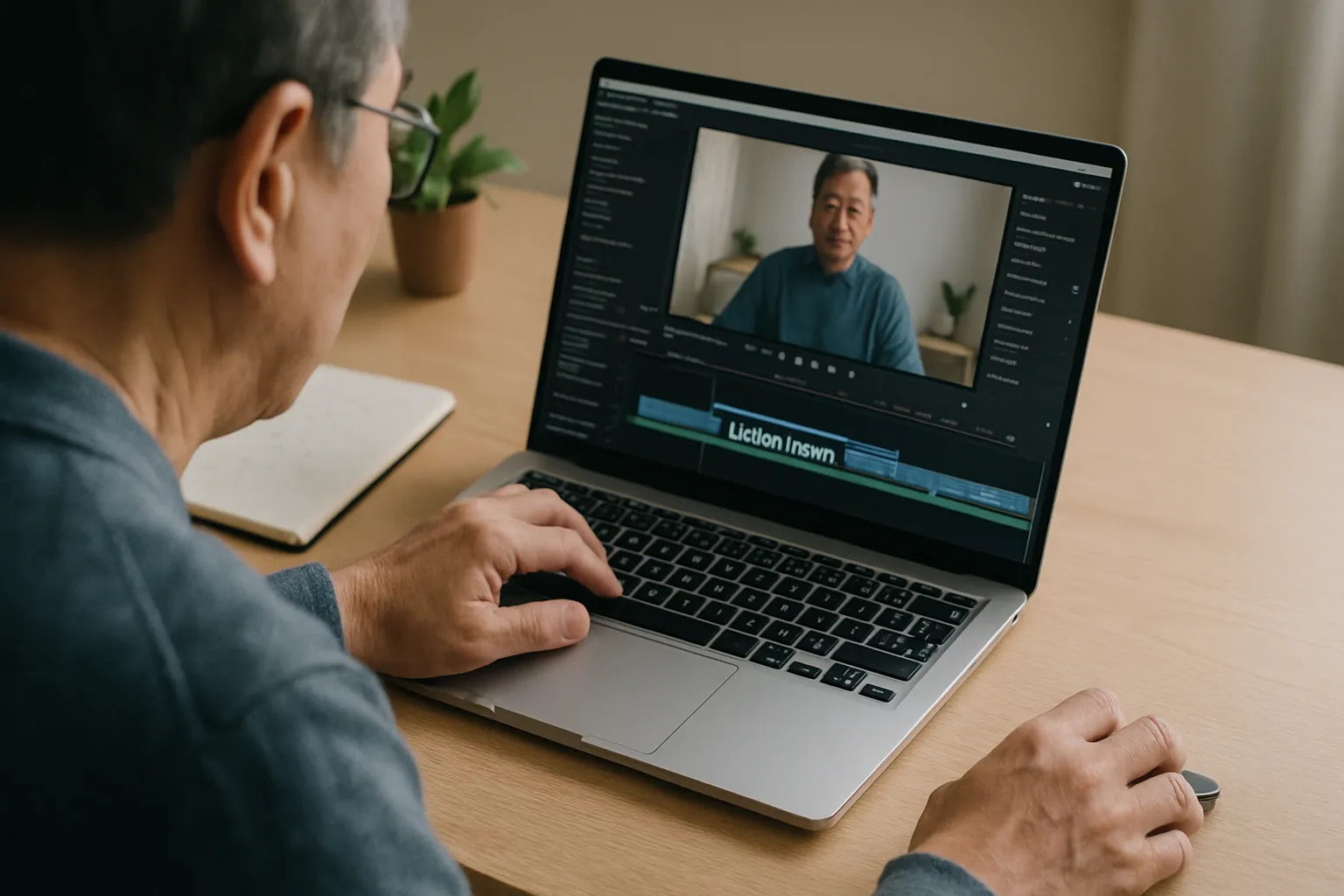 유튜브 업로드 영상 편집 중