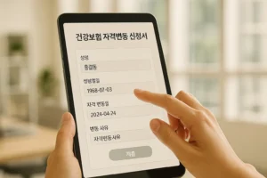 자격상태와 납부 내역을 점검