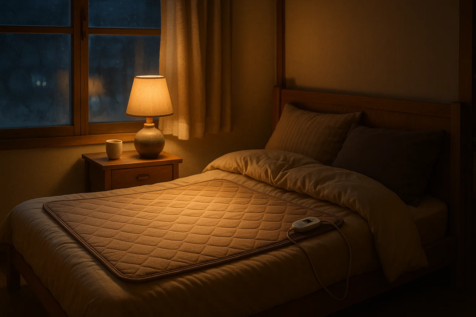 전기요의 따스함으로 쾌적한 수면 환경