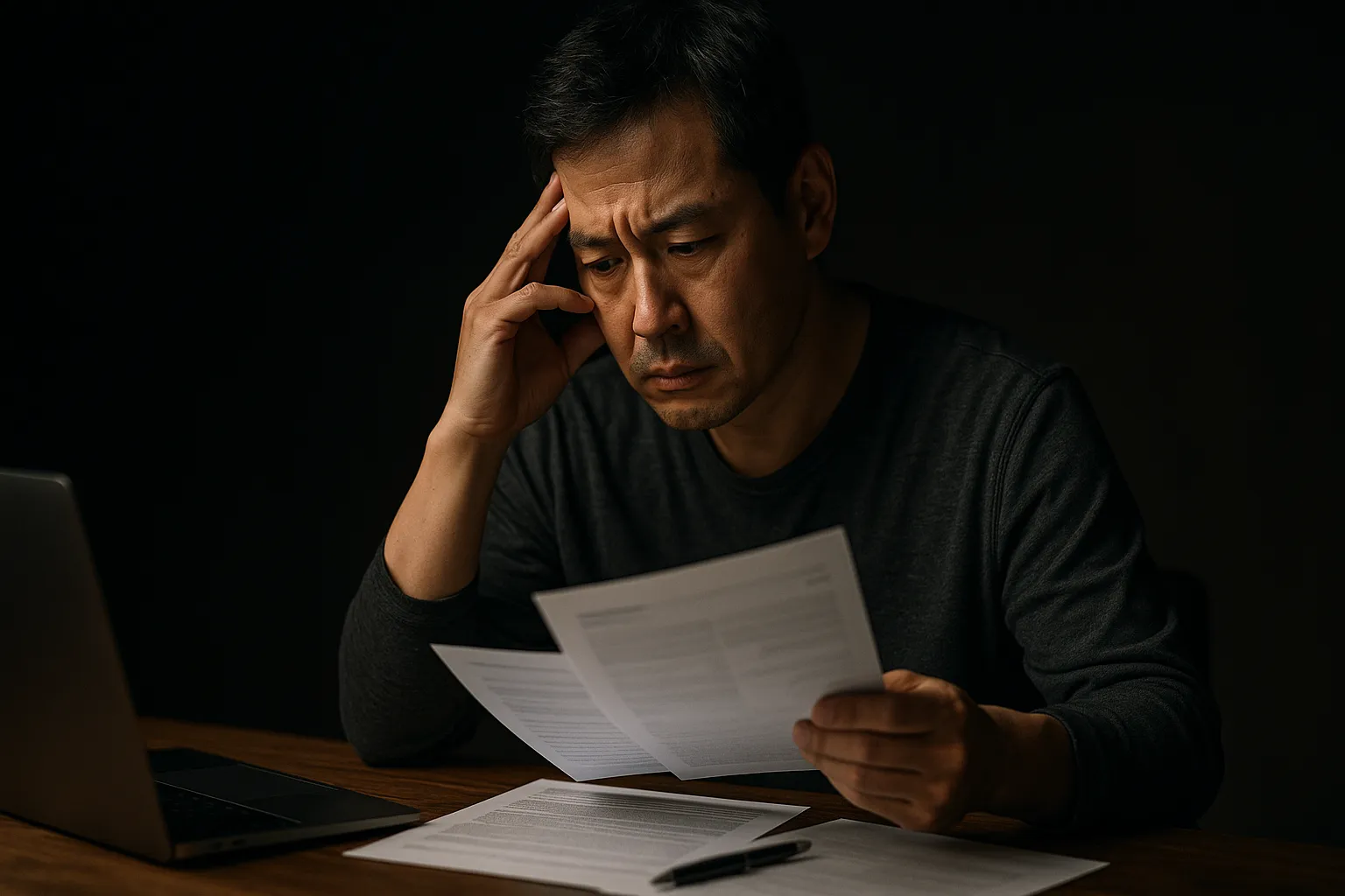 실비보험 갱신 조건 걱정하는 직장인