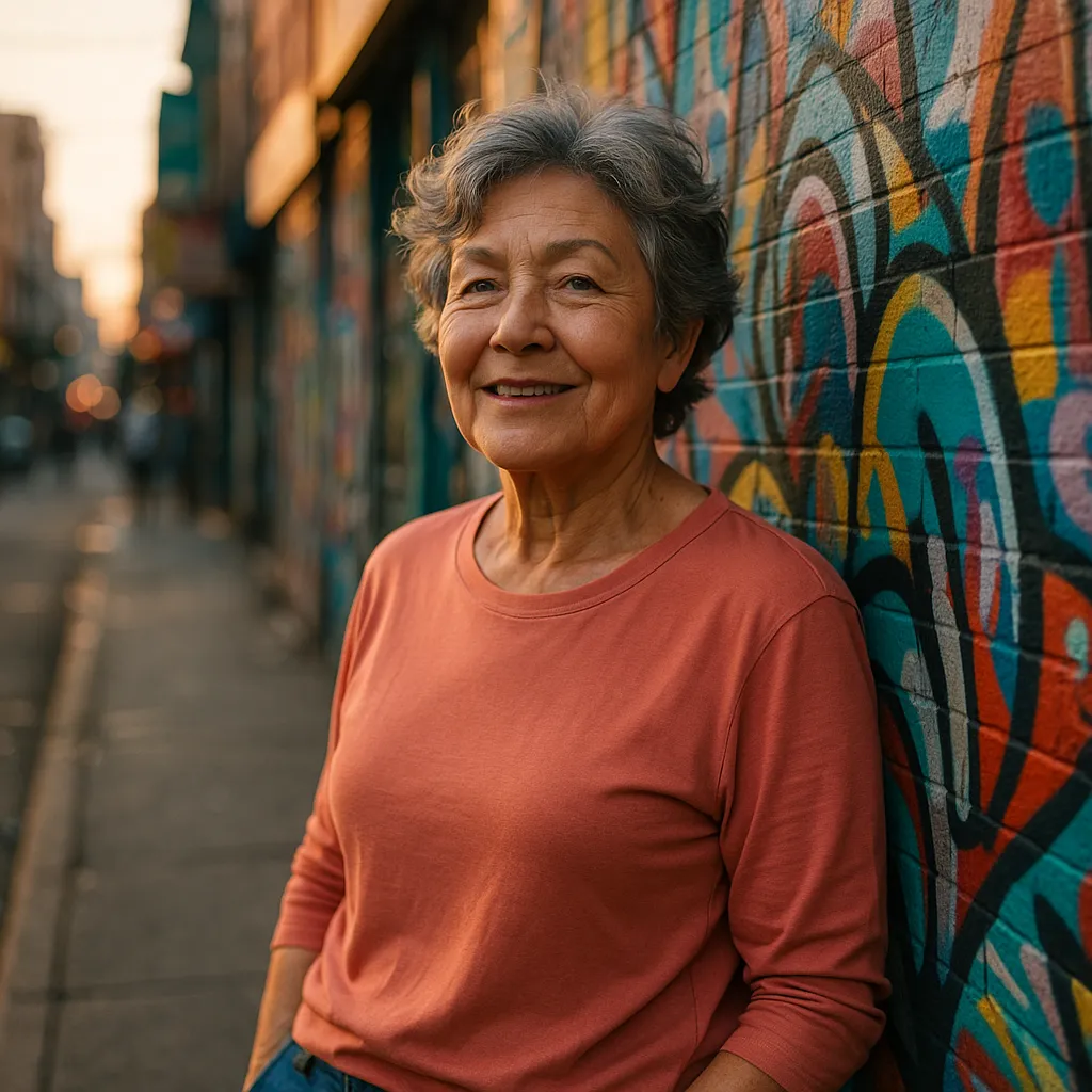 수피루리나 장기 복용으로 생기가 도는 여성