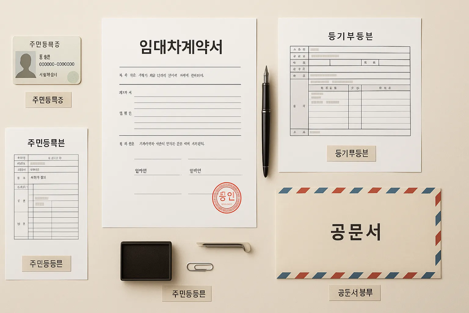 전세금 반환 소송에 필요한 서류들