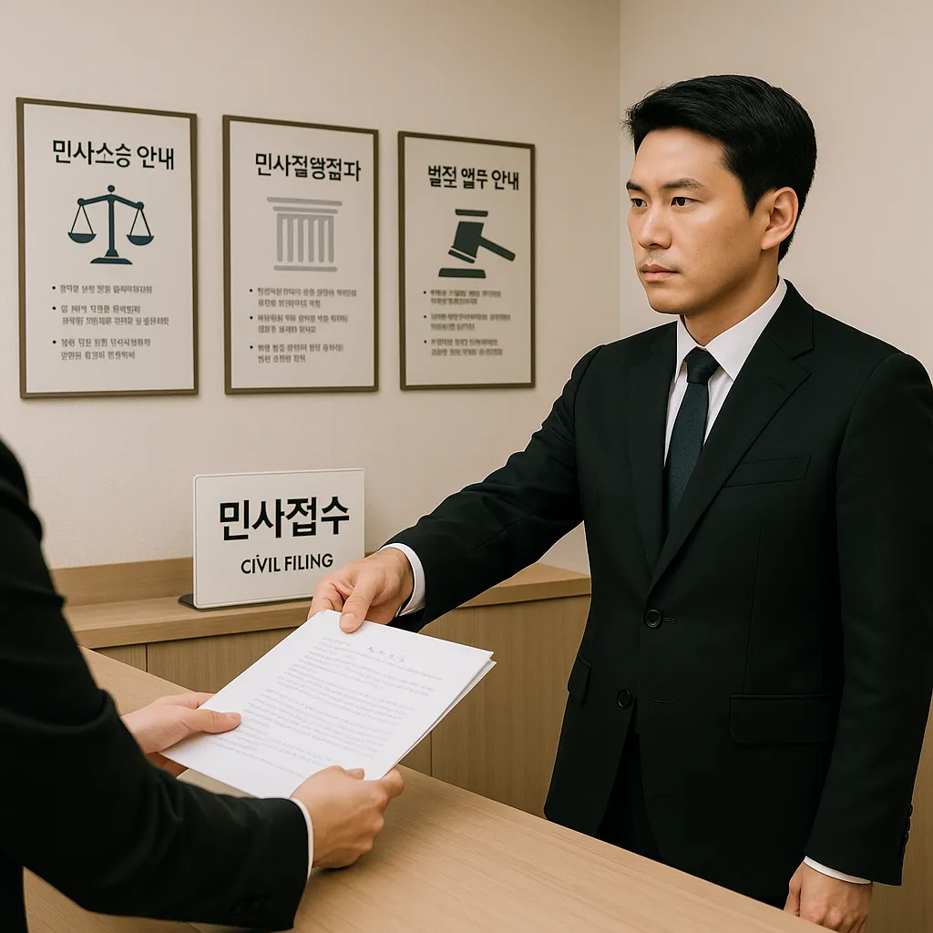 ⚖️ 민사소송 진행 법원에서 서류 제출