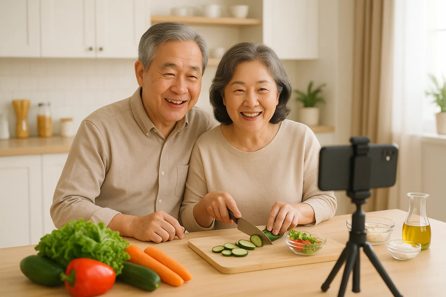 시니어 유튜버 부부