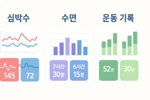 워치로 생체리듬 체크