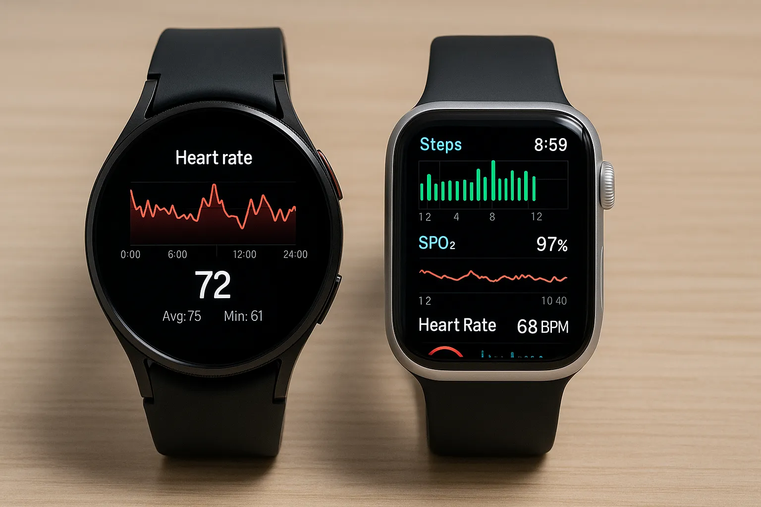 갤럭시 워치와 애플워치