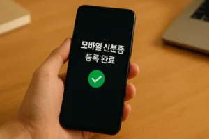 모바일 신분증 등록