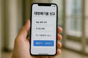스마트폰으로 수거 신청