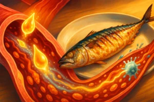 고등어 역시 오메가3가 풍부한 보양식입니다