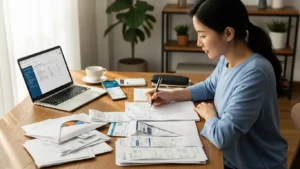 보험 다모아 조회로 고정비 계산 주부