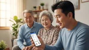 가족 중심 만성 질화 관리 플랫폼 이미지