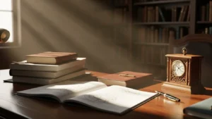 책상 위 책한권