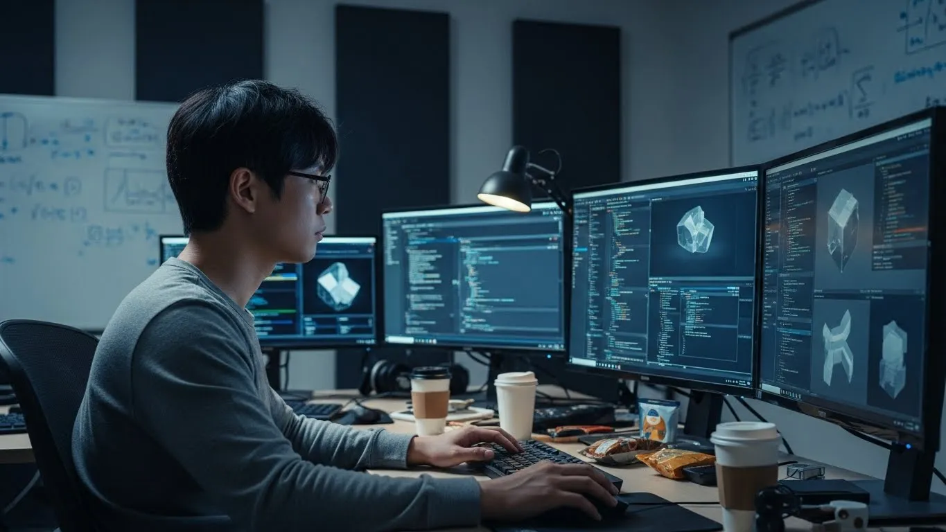 프롬프트 엔지니어링의 작업 모습